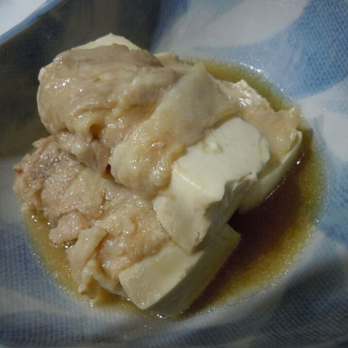 マヨで美味しい☆肉まき豆腐